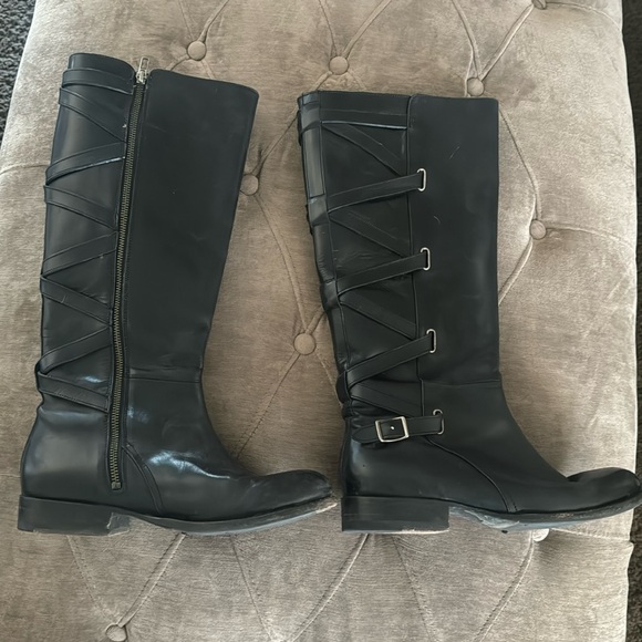 Frye black leather boots 9.5 - Picture 2 of 7